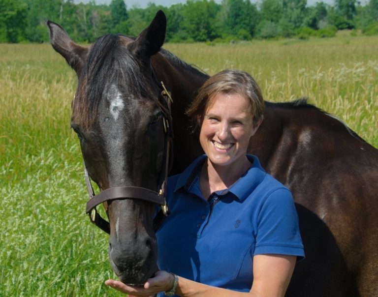 Andrea Waldo, a psychotherapist and a US Eventing Association certified riding instructor.
